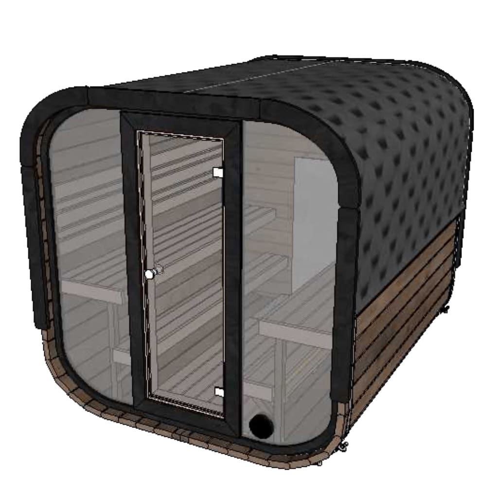 Camilla XL Traditional Outdoor Sauna 5-6 Person
