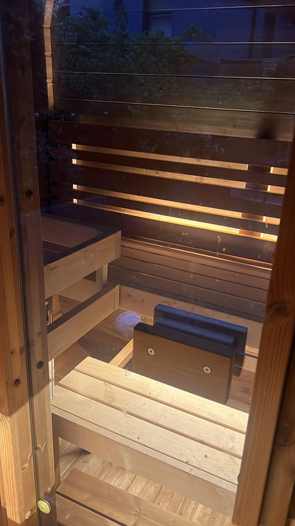 Camilla Mini 2 Person Traditional Outdoor Sauna Complete Kit