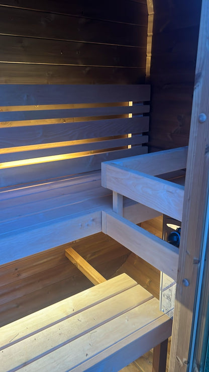 Camilla Mini 2 Person Traditional Outdoor Sauna Complete Kit
