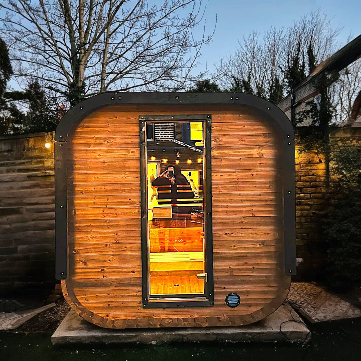 Camilla Mini 2 Person Traditional Outdoor Sauna Complete Kit