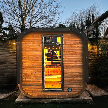 Camilla Mini 2 Person Traditional Outdoor Sauna Complete Kit