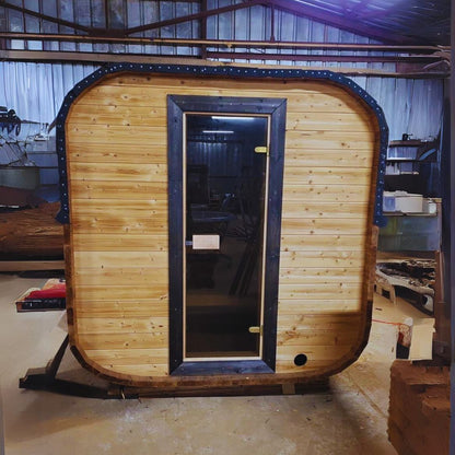 Camilla Mini 2 Person Traditional Outdoor Sauna Complete Kit