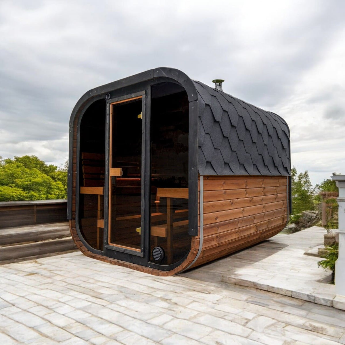 Camilla XL Traditional Outdoor Sauna 5-6 Person