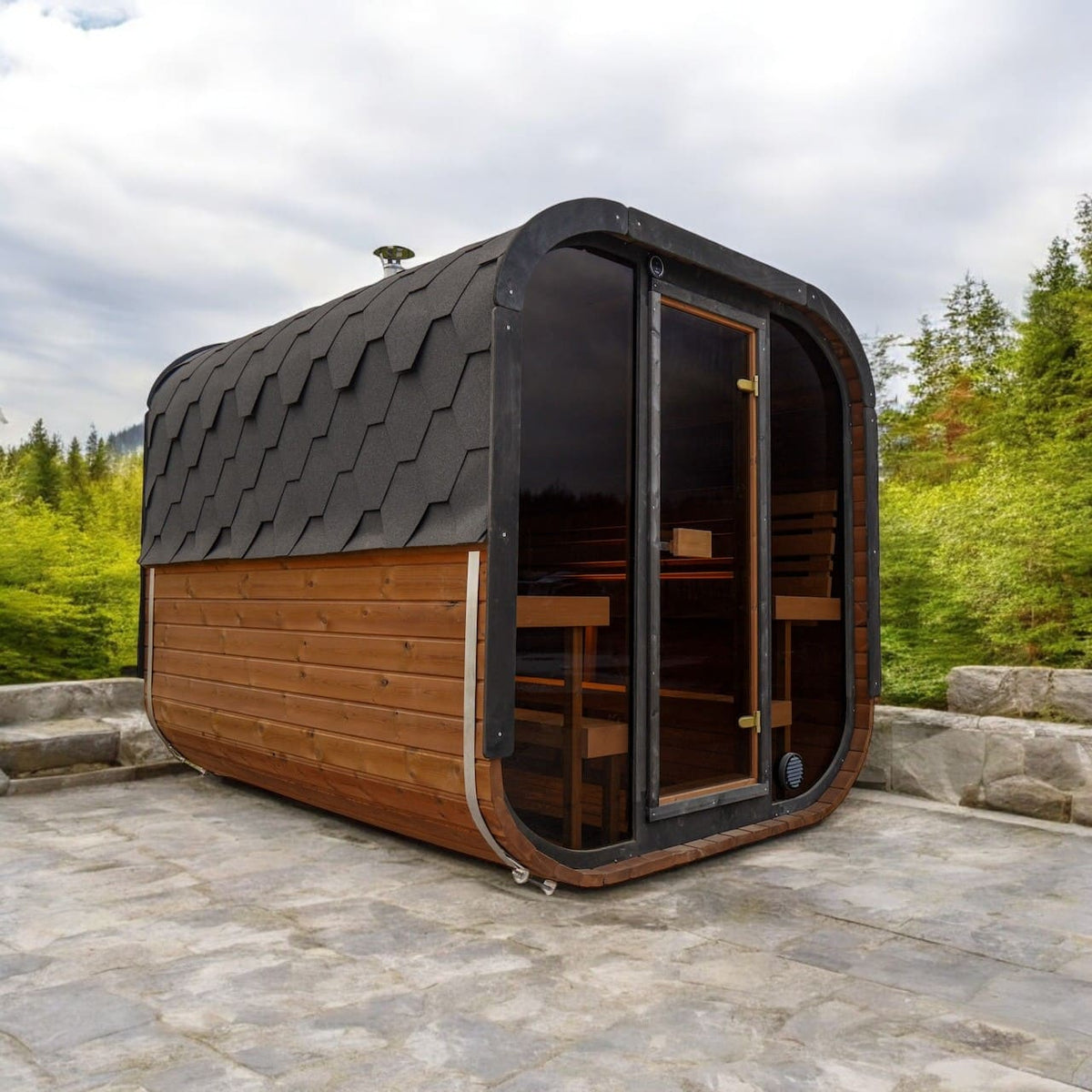 Camilla XL Traditional Outdoor Sauna 5-6 Person