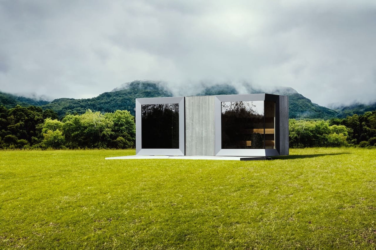 Genevas St Moritz 5 Person Outdoor Sauna with Shower Room
