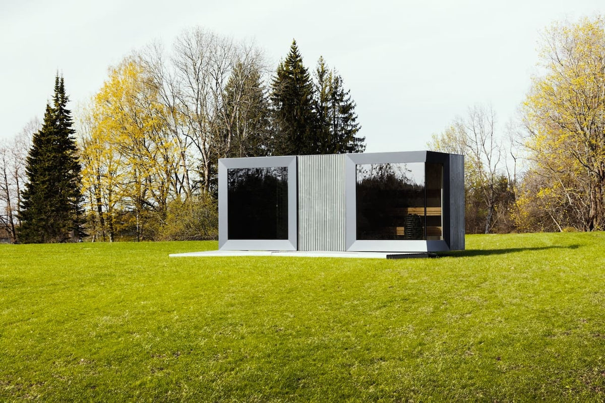 Genevas St Moritz 5 Person Outdoor Sauna with Shower Room