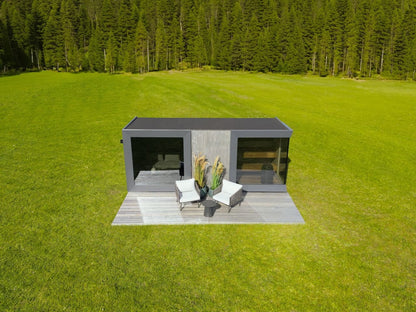 Genevas St Moritz 5 Person Outdoor Sauna with Shower Room