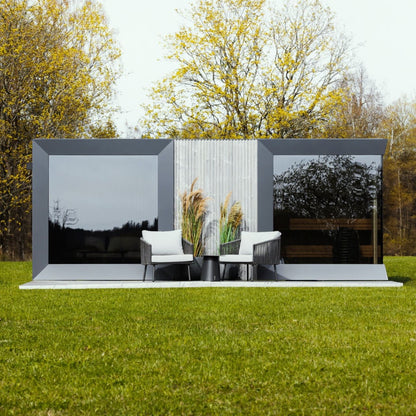 Genevas St Moritz 5 Person Outdoor Sauna with Shower Room