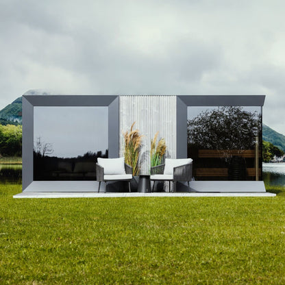 Genevas St Moritz 5 Person Outdoor Sauna with Shower Room