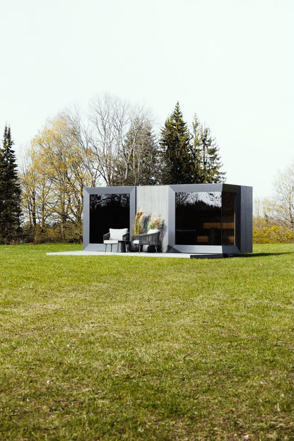 Genevas St Moritz 5 Person Outdoor Sauna with Shower Room