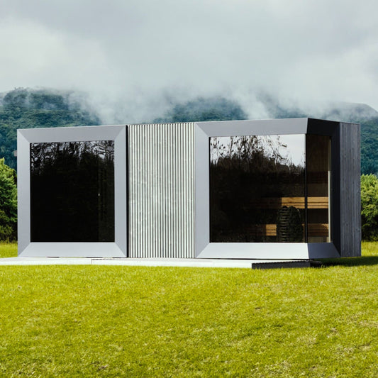 Genevas St Moritz 5 Person Outdoor Sauna with Shower Room