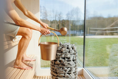 Genevas St Moritz 5 Person Outdoor Sauna with Shower Room
