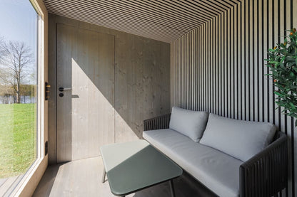 Genevas St Moritz 5 Person Outdoor Sauna with Shower Room