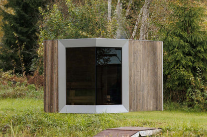 Genevas Zermatt 5 Person Outdoor Sauna with Changing Room
