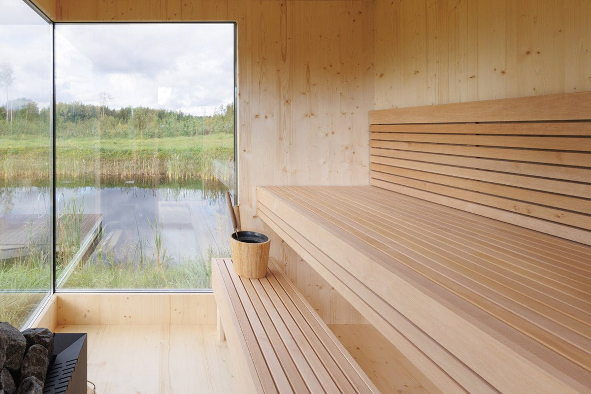 Genevas Zermatt 5 Person Outdoor Sauna with Changing Room