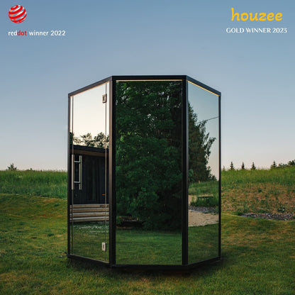Haljas Hele Single Outdoor Sauna 7 Seater