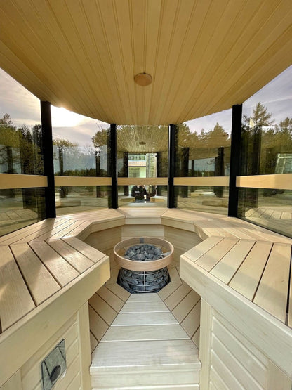 Haljas Hele Single Outdoor Sauna 7 Seater
