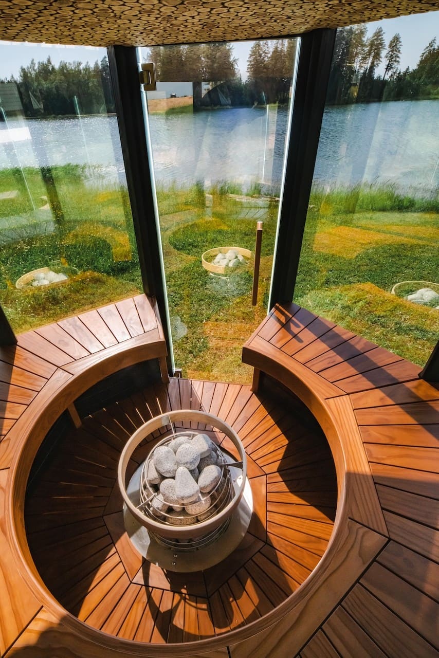 Haljas Hele Single Outdoor Sauna 7 Seater