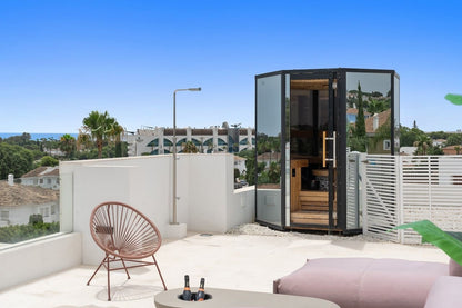 Haljas Hele Single Outdoor Sauna 7 Seater