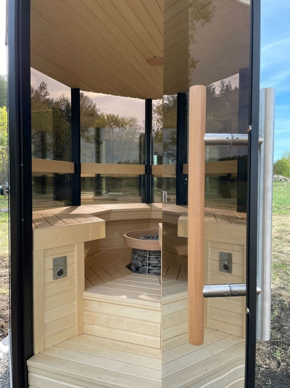 Haljas Hele Single Outdoor Sauna 7 Seater
