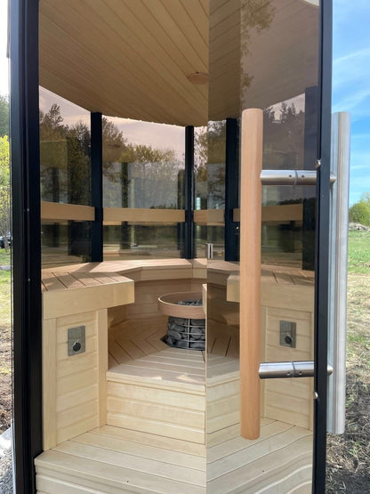 Haljas Hele Single Outdoor Sauna 7 Seater