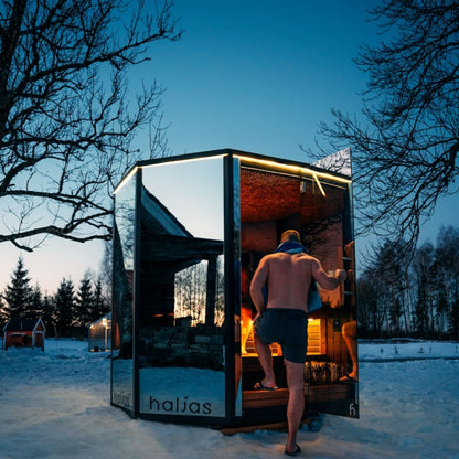 Haljas Hele Single Outdoor Sauna 7 Seater