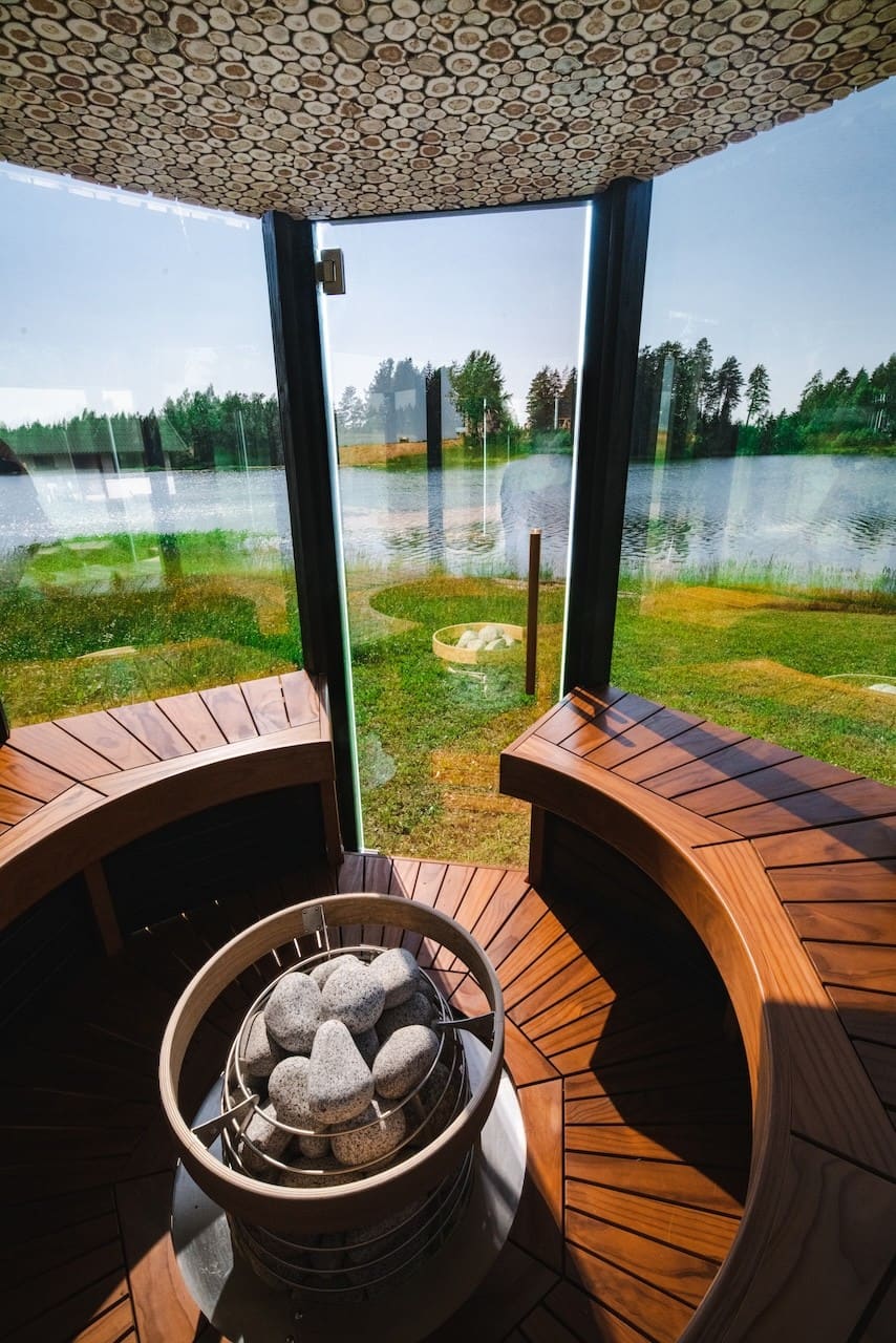 Haljas Hele Single Outdoor Sauna 7 Seater