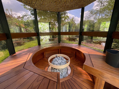 Haljas Hele Single Outdoor Sauna 7 Seater