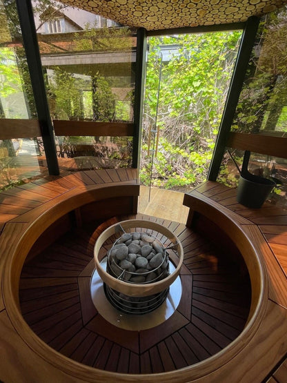 Haljas Hele Single Outdoor Sauna 7 Seater