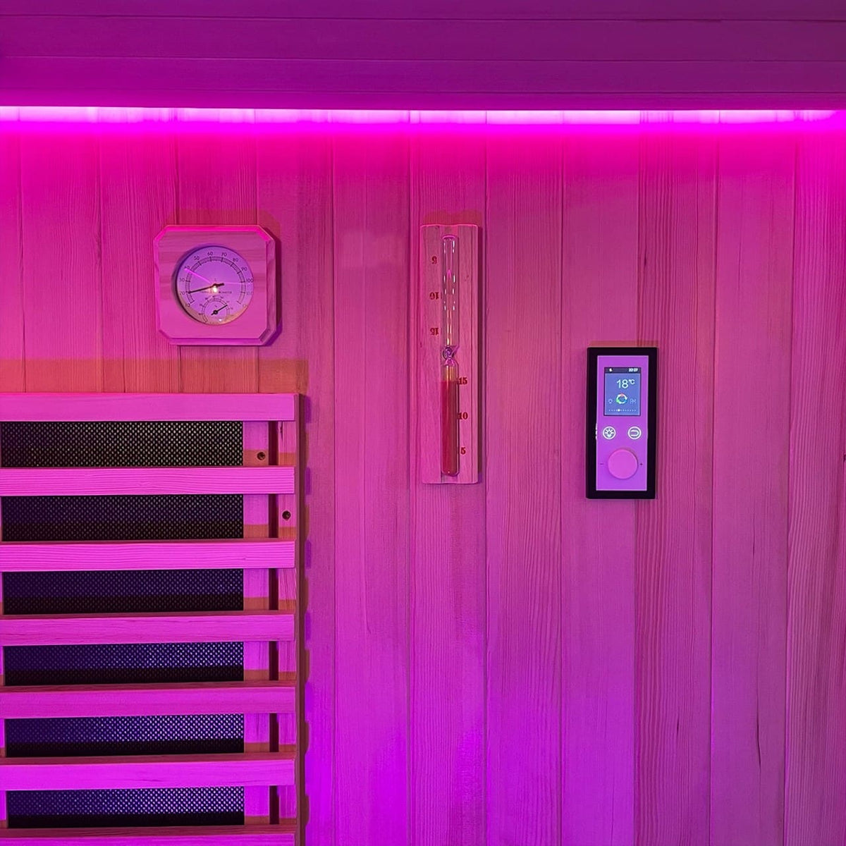 Insignia Hybrid Infrared and Traditional 2 Person Outdoor Sauna