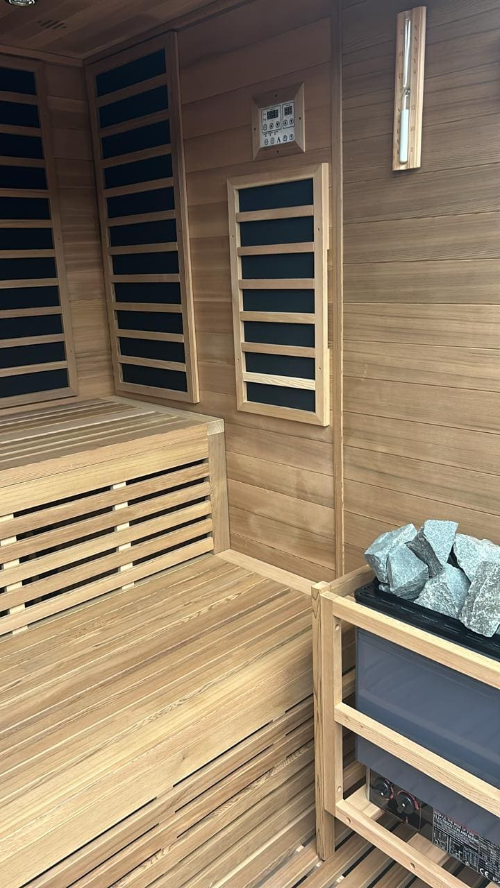 Jaquar Artize Bio Dual Stove and Infrared Sauna 6 Seater