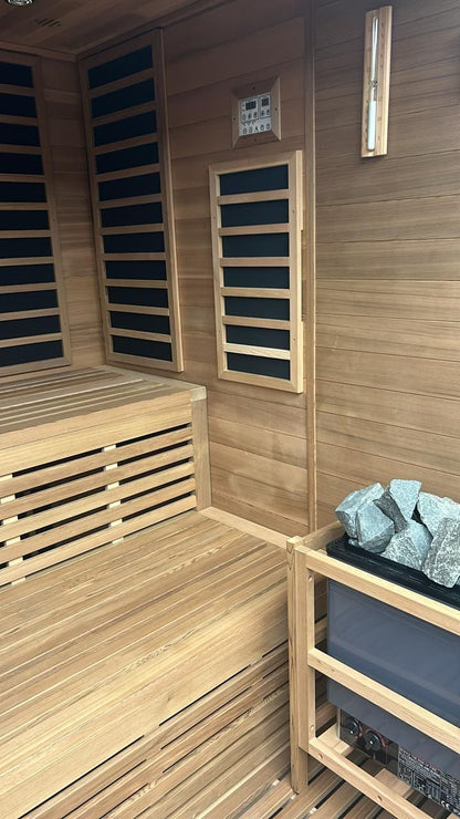 Jaquar Artize Bio Dual Stove and Infrared Sauna 6 Seater