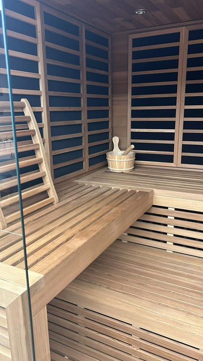Jaquar Artize Bio Dual Stove and Infrared Sauna 6 Seater