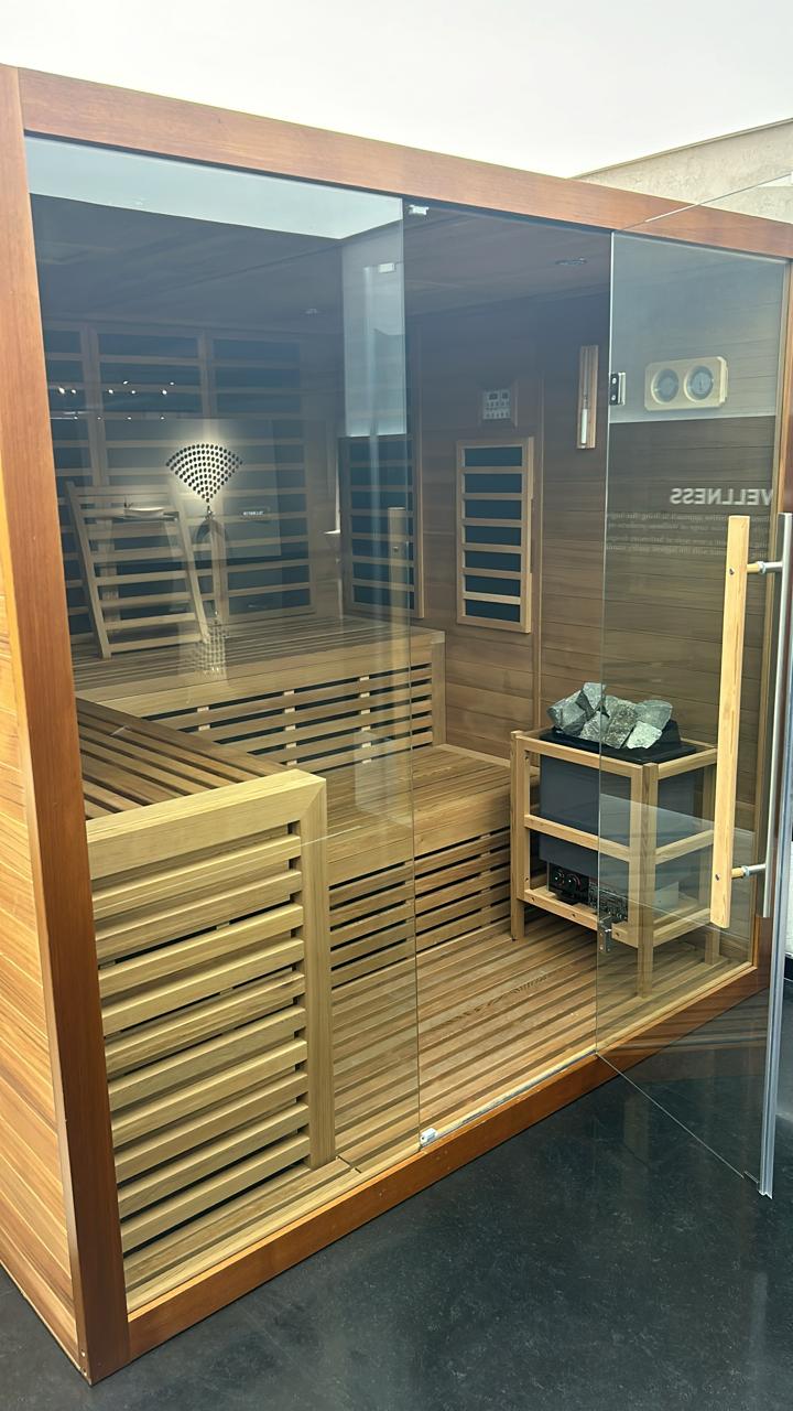 Jaquar Artize Bio Dual Stove and Infrared Sauna 6 Seater
