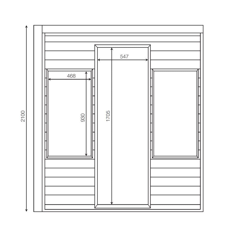 Jaquar Serene Sauna 3-4 Seater