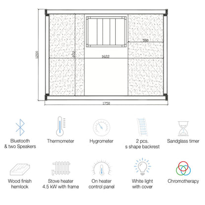 Jaquar Serene Sauna 3-4 Seater