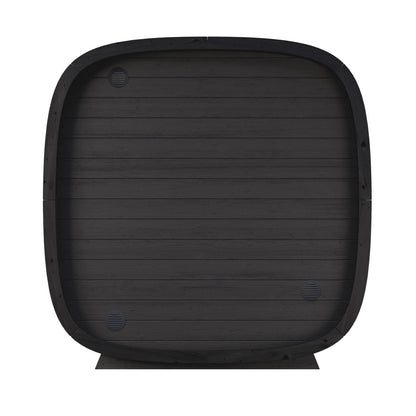 Leil® Black Cube Comfort 6-8 Person Outdoor Sauna