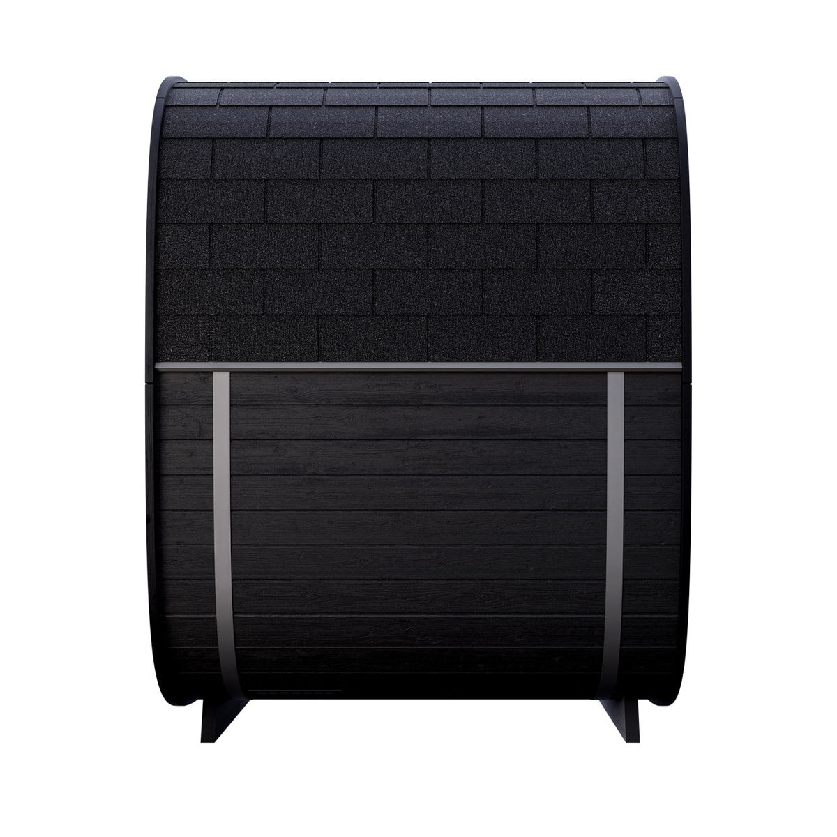 Leil® Black Cube Premium 4–6 Person Outdoor Sauna Kit