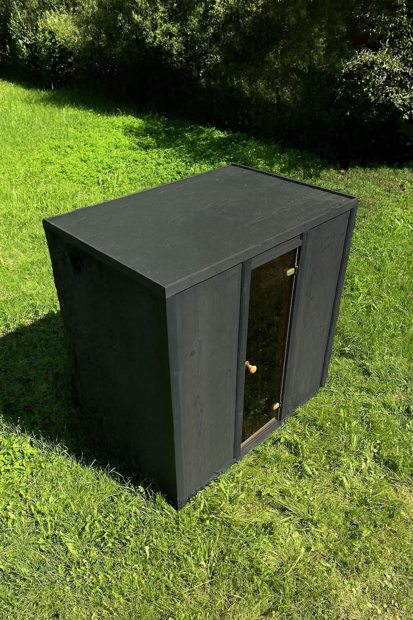 Modus Outdoor Sauna 3-4 Person with Harvia Cilindro PC70 Heater and Stones - Kit