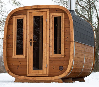 Leil® Dice Dual 4 Person Sauna with Changing Room