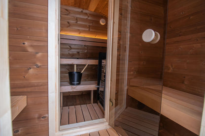 Leil® Dice Dual 4 Person Sauna with Changing Room