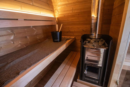 Leil® Dice Dual 4 Person Sauna with Changing Room