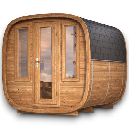 Leil® Dice Dual 4 Person Sauna with Changing Room
