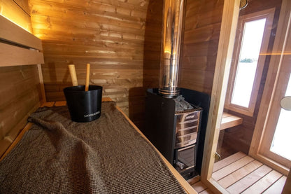 Leil® Dice Dual 4 Person Sauna with Changing Room