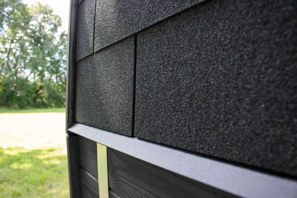 Leil® Black Cube Premium 4–6 Person Outdoor Sauna Kit