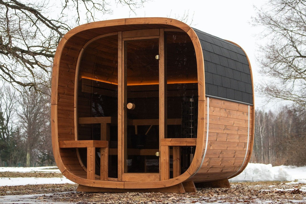 Leil® Dice Comfy 4 to 5 Person Outdoor Sauna