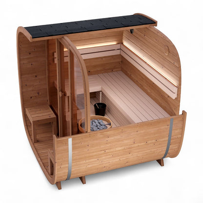 Leil® Dice Comfy 4 to 5 Person Outdoor Sauna