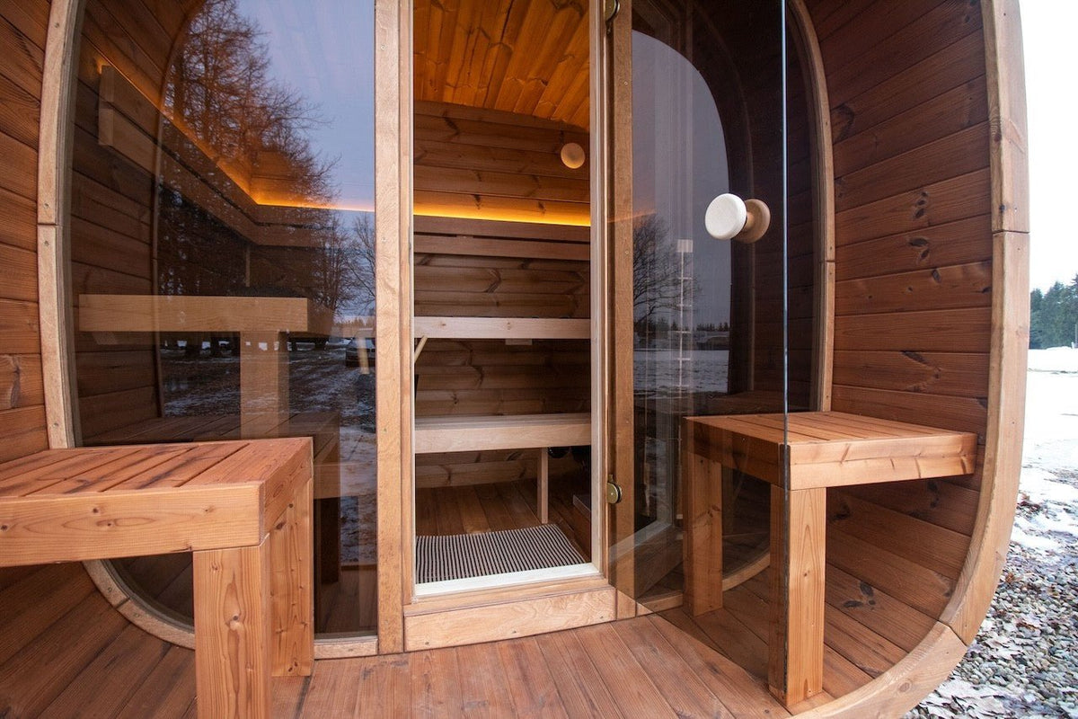 Leil® Dice Comfy 4 to 5 Person Outdoor Sauna