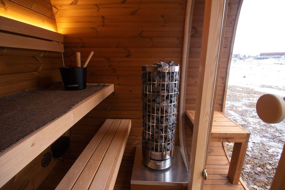 Leil® Dice Comfy 4 to 5 Person Outdoor Sauna