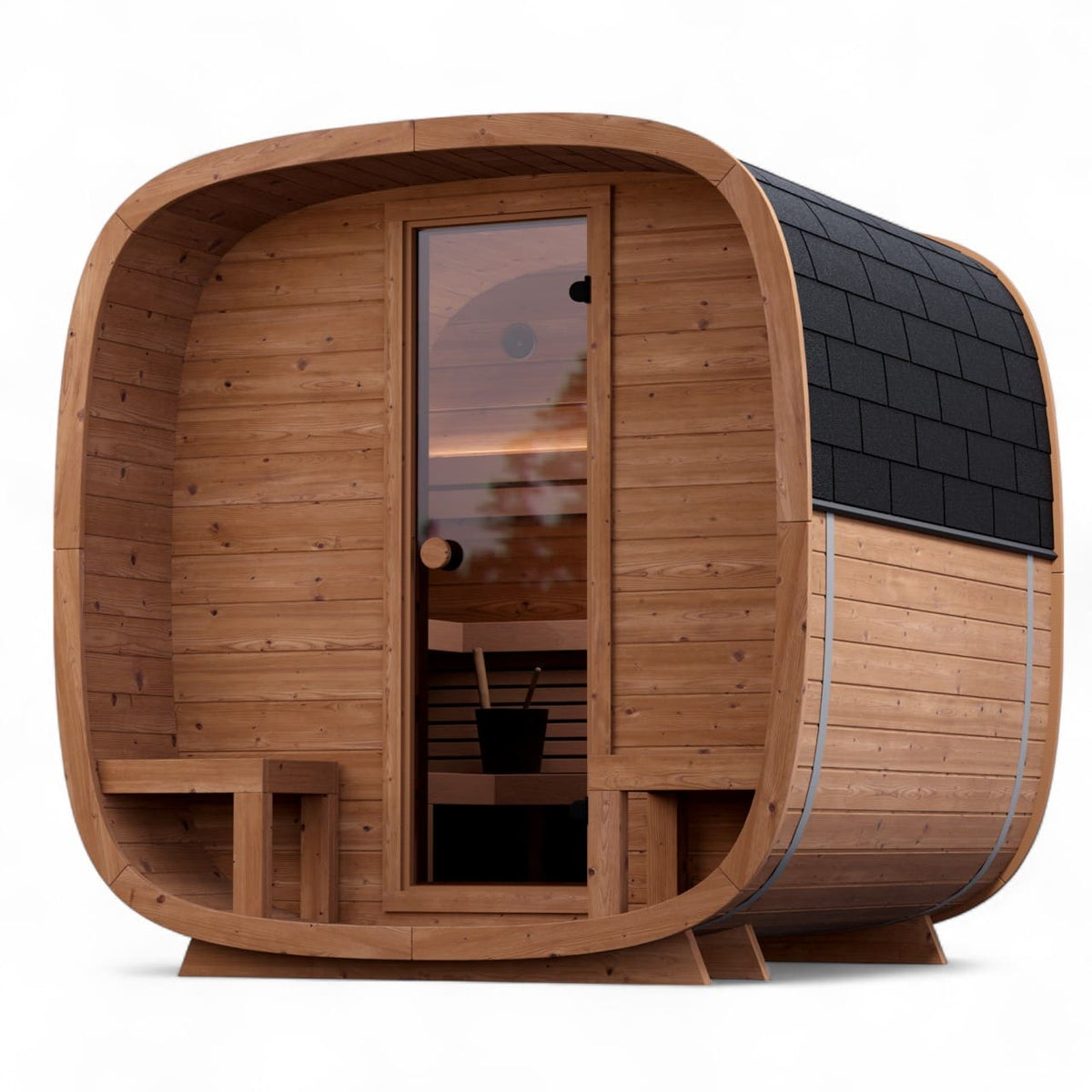 Leil® Dice Comfy 4 to 5 Person Outdoor Sauna